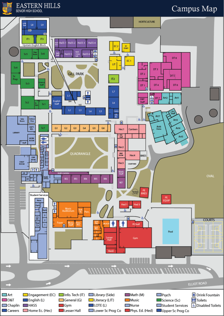 Campus Map - Eastern Hills SHS